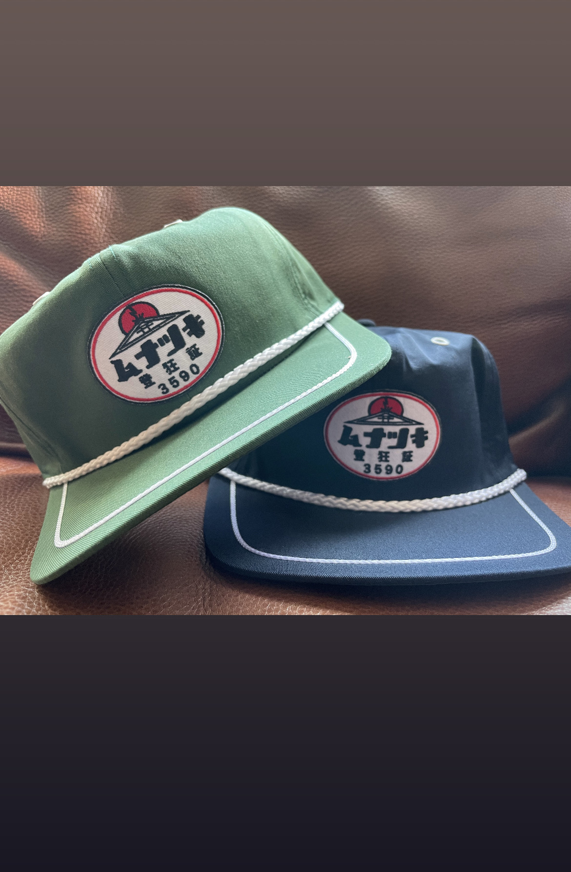 3590ロゴ キャップ グリーン×ブラック