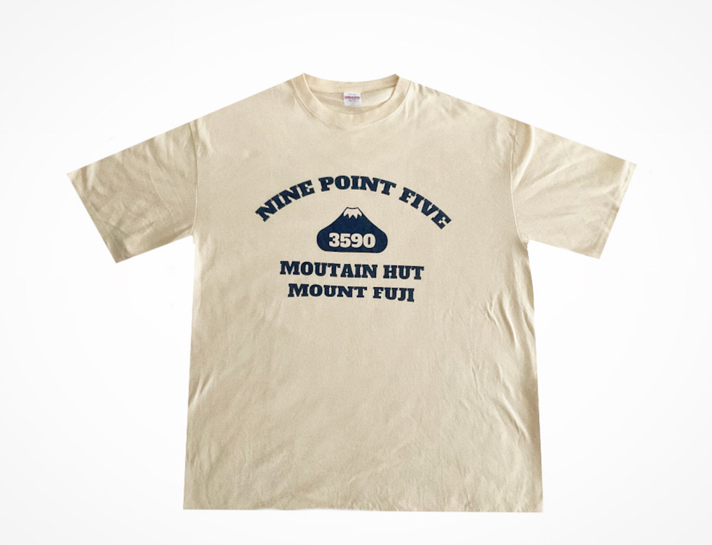 九合五勺 ロゴ Tシャツ（前面）